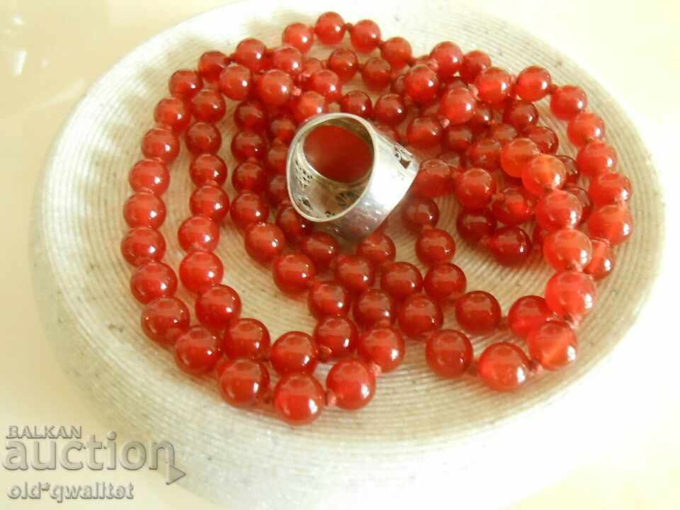 Delivery of Magnificent Silver Ring Silver 925 Carnelian/Carnelian Ger