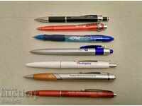 7 advertising pens.