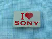 Badge- I love SONY