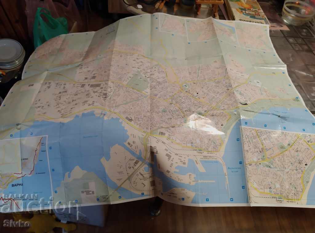 Map of Varna with price 0.75 BGN | € 0.38 Map of Varna with price 0.75 BGN | € 0.38