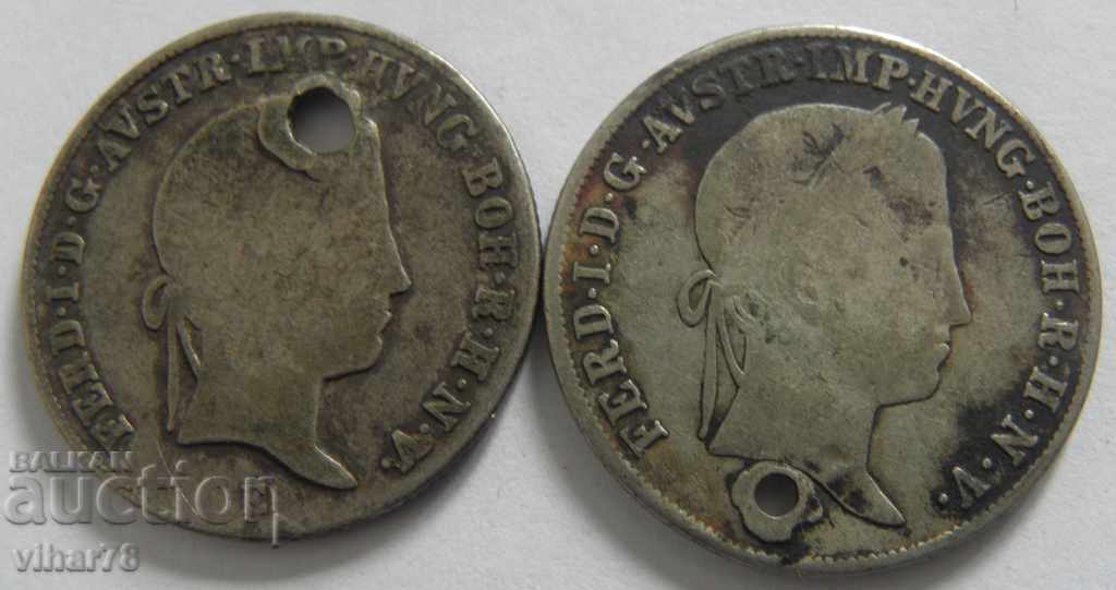 Delivery of LOT OF TWO SILVER COINS Delivery of LOT OF TWO SILVER COINS