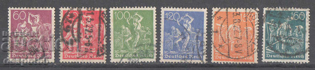 1921. Германия. Всекидневни марки.