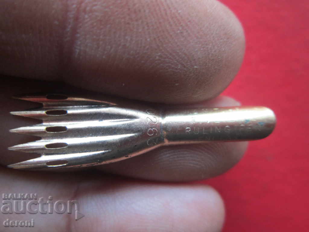 Auction Gold-plated pen by Willian Mitchells 0263 Auction Gold-plated pen by Willian Mitchells 0263