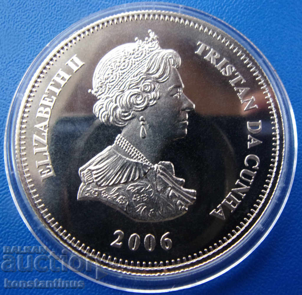 Tristan da Kuna 1 Krona 2006 PROOF UNC Rare cu preț € 23.01 | 45.00 BGN Tristan da Kuna 1 Krona 2006 PROOF UNC Rare cu preț € 23.01 | 45.00 BGN