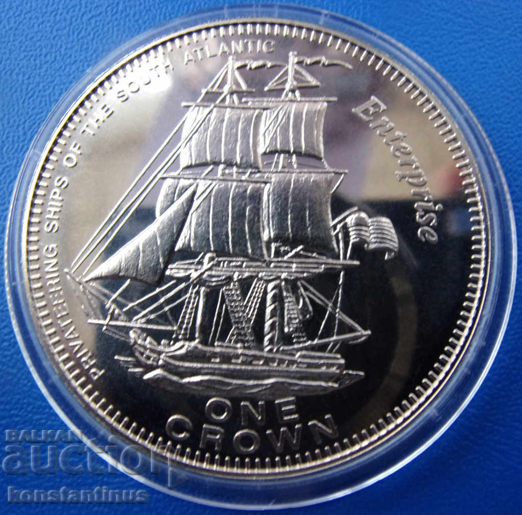 Tristan da Kuna 1 Krona 2006 PROOF UNC Rare