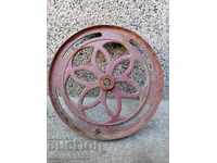 Castor wheel made of cast iron forged iron