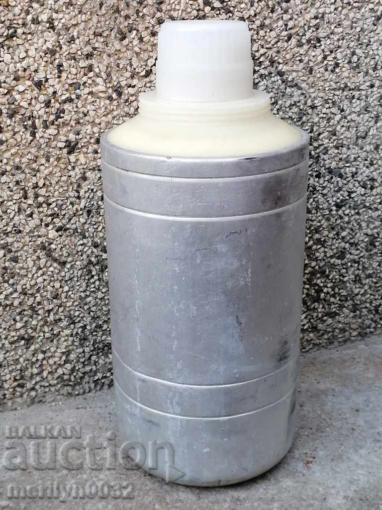 Термос бутилка от БТР за питейна вода манерка, шише от БНА