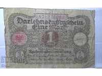 Bancnota Germania 1 timbru 1920 - 2