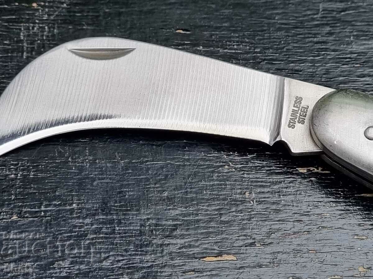 Μαχαίρι για μανιτάρια και μεταφύτευση. με τιμή 18.00 BGN | € 9.20 Μαχαίρι για μανιτάρια και μεταφύτευση. με τιμή 18.00 BGN | € 9.20