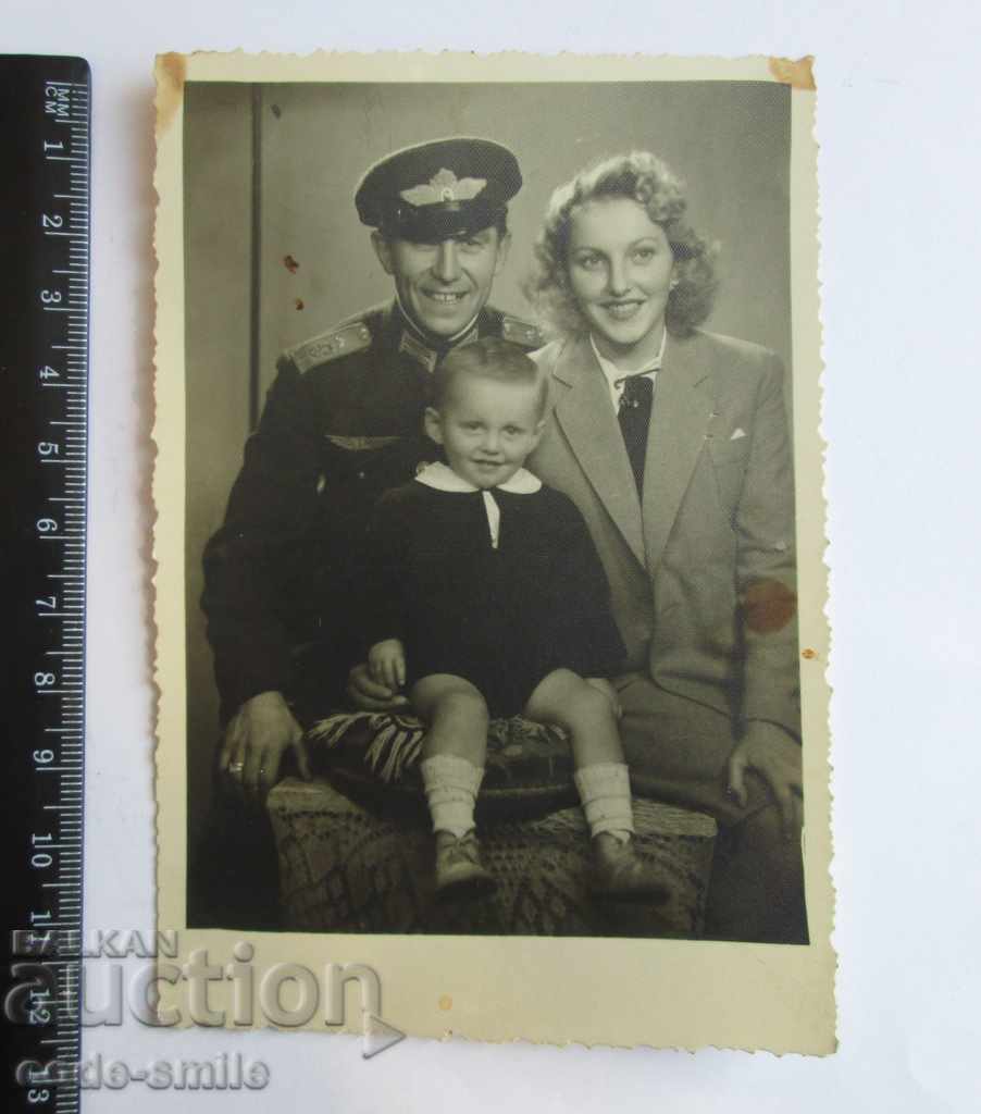 Παλιό πιλοτικό τσαρικό φωτογραφικό Βασίλειο Βασίλειο της Βουλγαρίας 1944 - 5