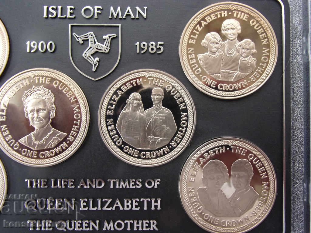 Licitație o.Man Set 1 Krona 1985 UNC PROOF Rare Licitație o.Man Set 1 Krona 1985 UNC PROOF Rare