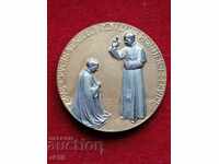 Papal Inauguration Medal Plaque.