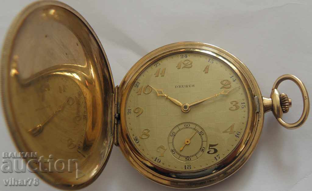 Συλλεκτικό επιχρυσωμένο ρολόι τσέπης - DRUSUS με τιμή € 399.99 | 782.31 BGN Συλλεκτικό επιχρυσωμένο ρολόι τσέπης - DRUSUS με τιμή € 399.99 | 782.31 BGN