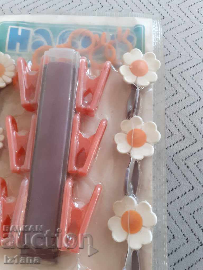 Auction Old Russian set of hangers and space Auction Old Russian set of hangers and space