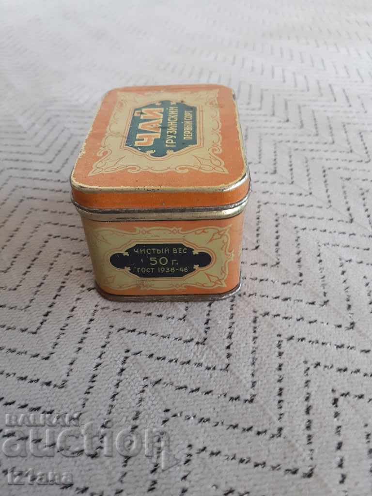 Delivery of Old box of Georgian tea