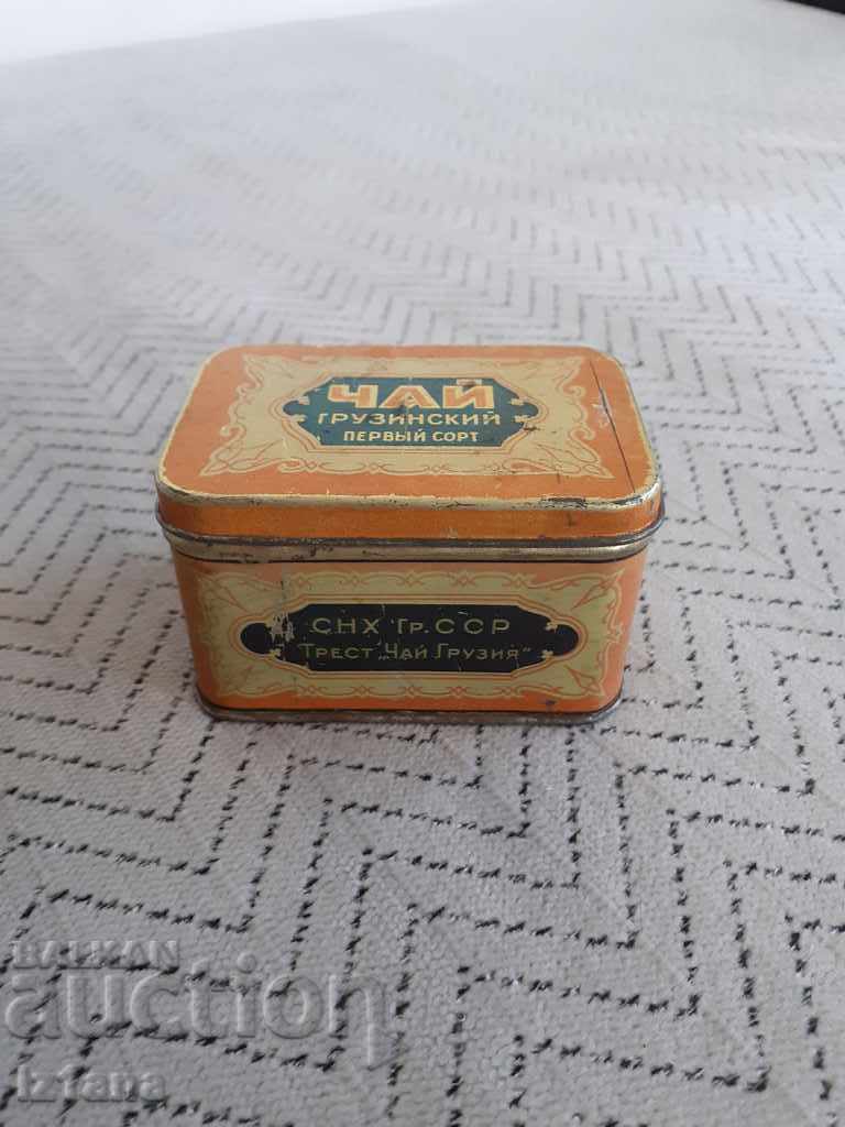 Old box of Georgian tea