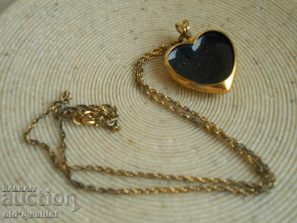 Silver NECKLACE with gilding and Diamond, FRANKLIN MINT with price 227.00 BGN | € 116.06 Silver NECKLACE with gilding and Diamond, FRANKLIN MINT with price 227.00 BGN | € 116.06