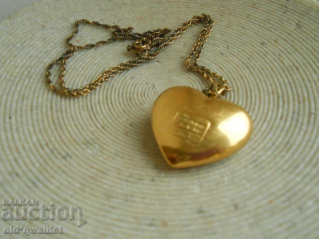 Delivery of Silver NECKLACE with gilding and Diamond, FRANKLIN MINT Delivery of Silver NECKLACE with gilding and Diamond, FRANKLIN MINT