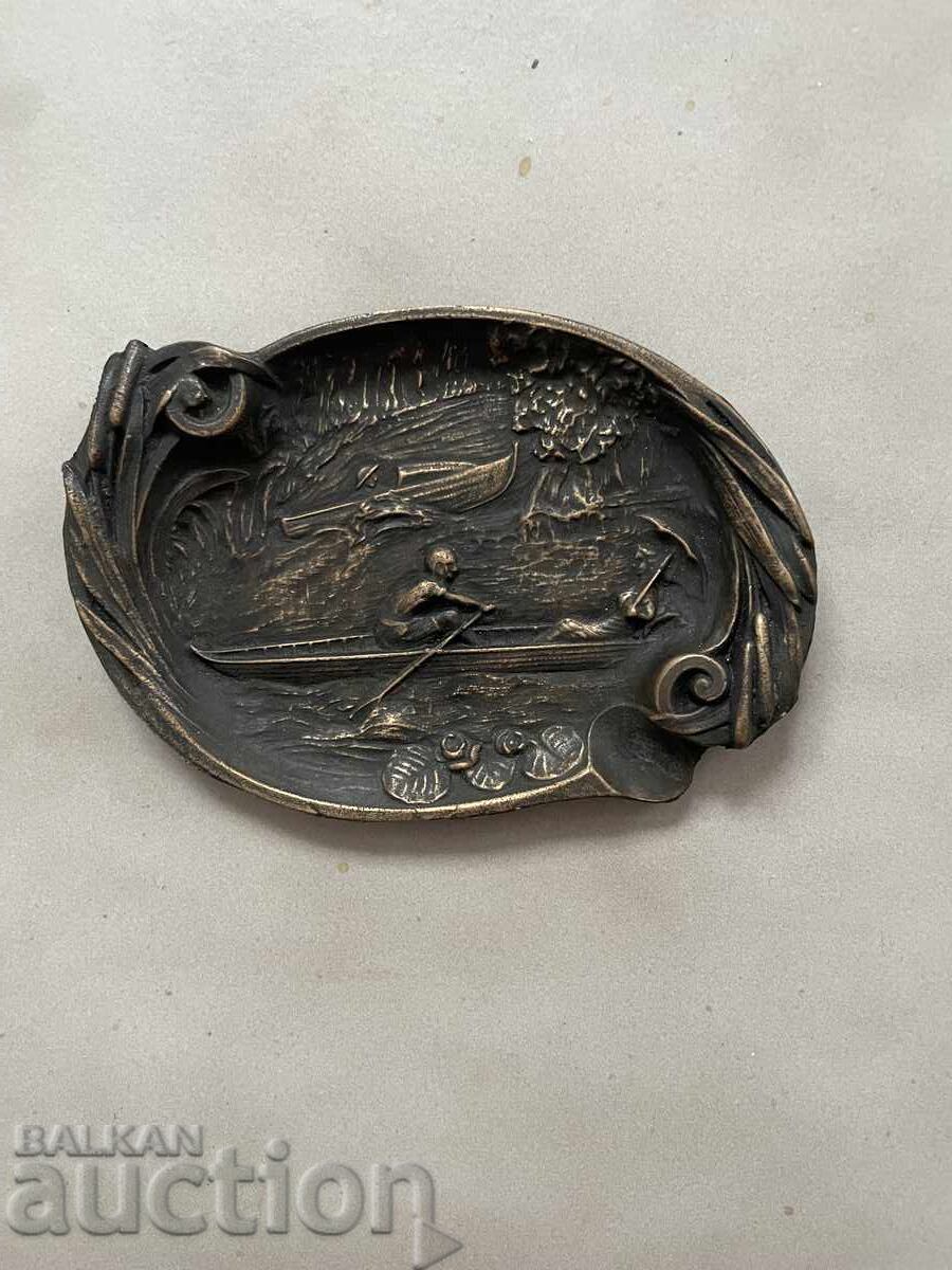 Cenușier din bronz, 14/10 cm