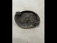 Σταχτοδοχείο-μπρούτζινο, 14/10 εκ