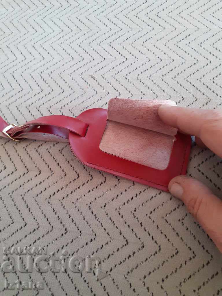 Eticheta veche pentru bagaje, eticheta cu preț 6.00 BGN | € 3.07 Eticheta veche pentru bagaje, eticheta cu preț 6.00 BGN | € 3.07