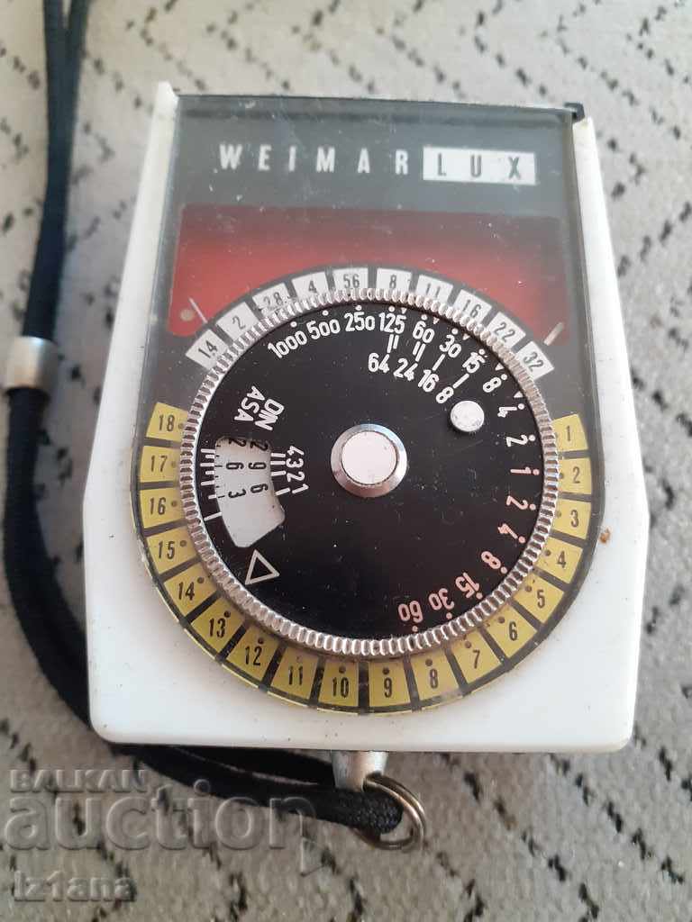 Auction WeimarLux old light meter Auction WeimarLux old light meter