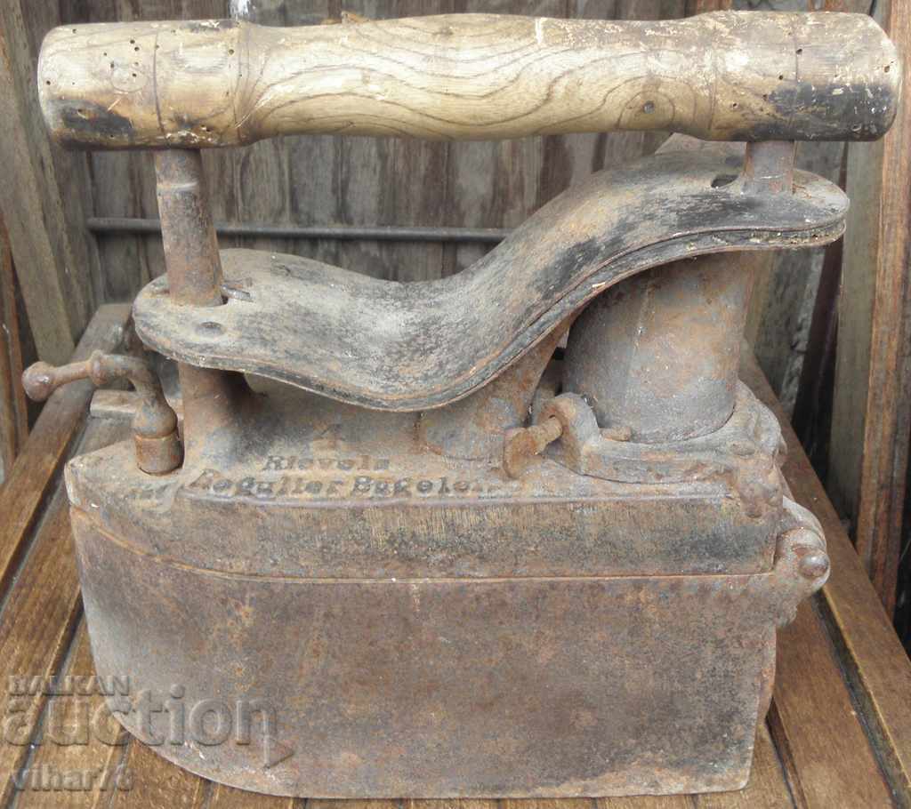 OLD VERY RARE GERMAN IRON IRON WITH MANY MARKINGS - 5 OLD VERY RARE GERMAN IRON IRON WITH MANY MARKINGS - 5