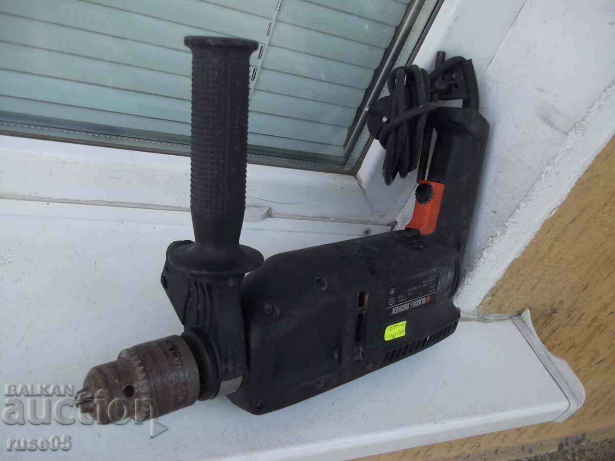 Auction Drill "BLACK & DECKER - BD 250" working Auction Drill "BLACK & DECKER - BD 250" working