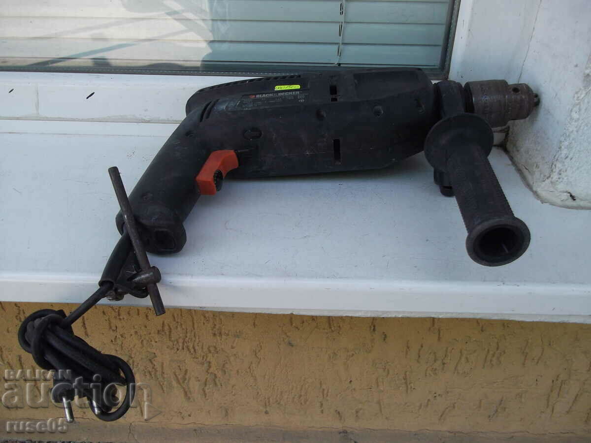 Drill "BLACK & DECKER - BD 250" working - 5 Drill "BLACK & DECKER - BD 250" working - 5