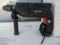 Drill "BLACK&DECKER - BD 250" hammer drill working