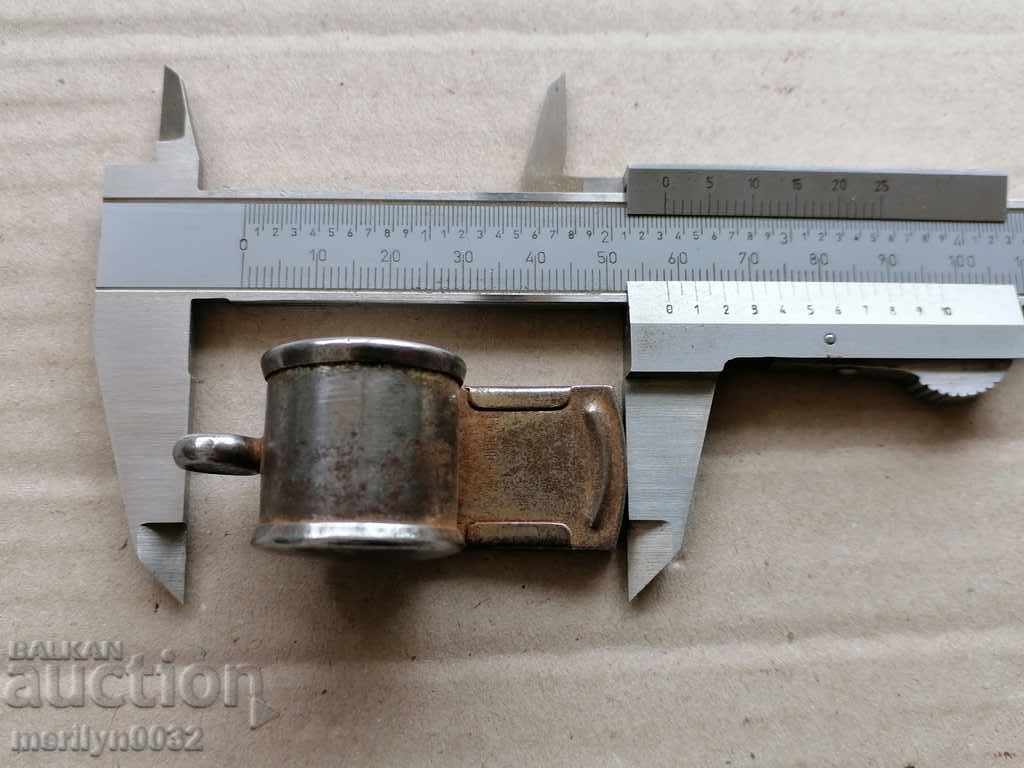 Auction  Old metal police whistle