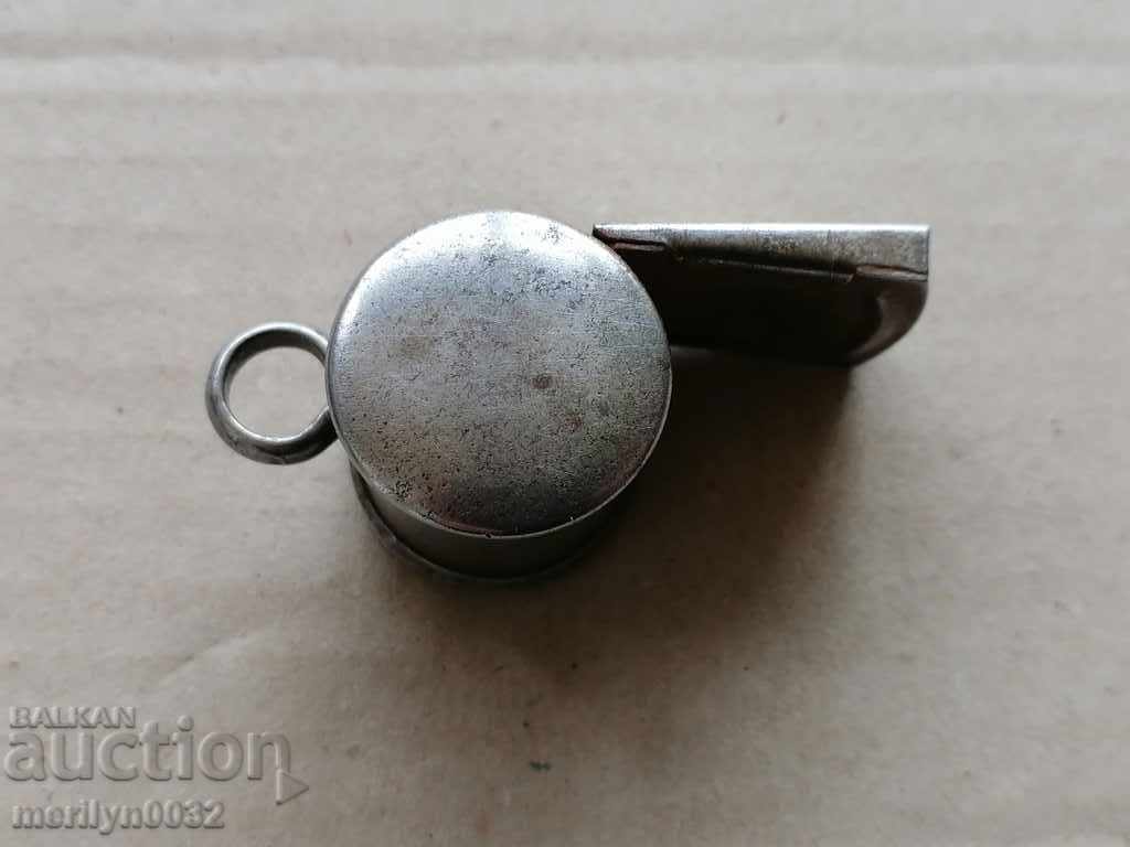Delivery of Old metal police whistle
