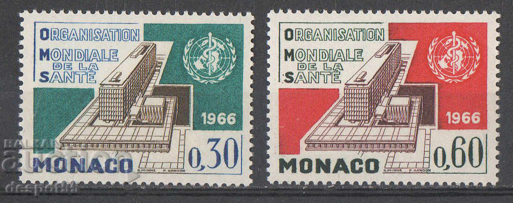 1966. Monaco. Opening of the WHO headquarters in Geneva.