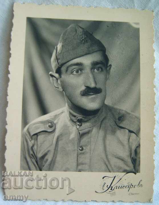 Стара снимка войник фото студио "Клисаров" Скопие