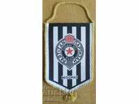 Football flag Partizan (Belgrade)