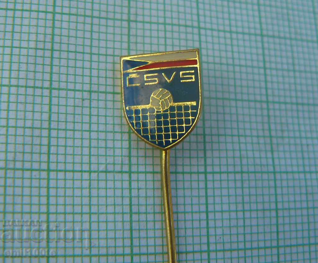Badge - CSVS Volleyball Federation of Czechoslovakia