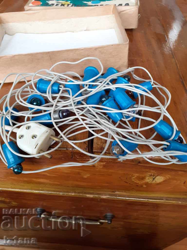 Auction Old electric garland Auction Old electric garland