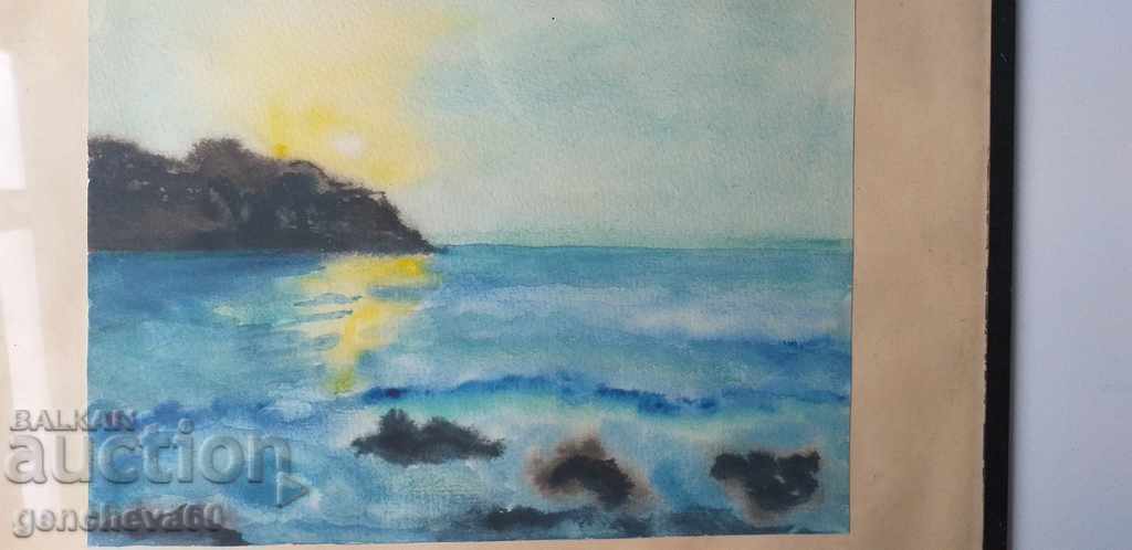 Author's painting "Sea" 1989. R. Petrova - 7 Author's painting "Sea" 1989. R. Petrova - 7