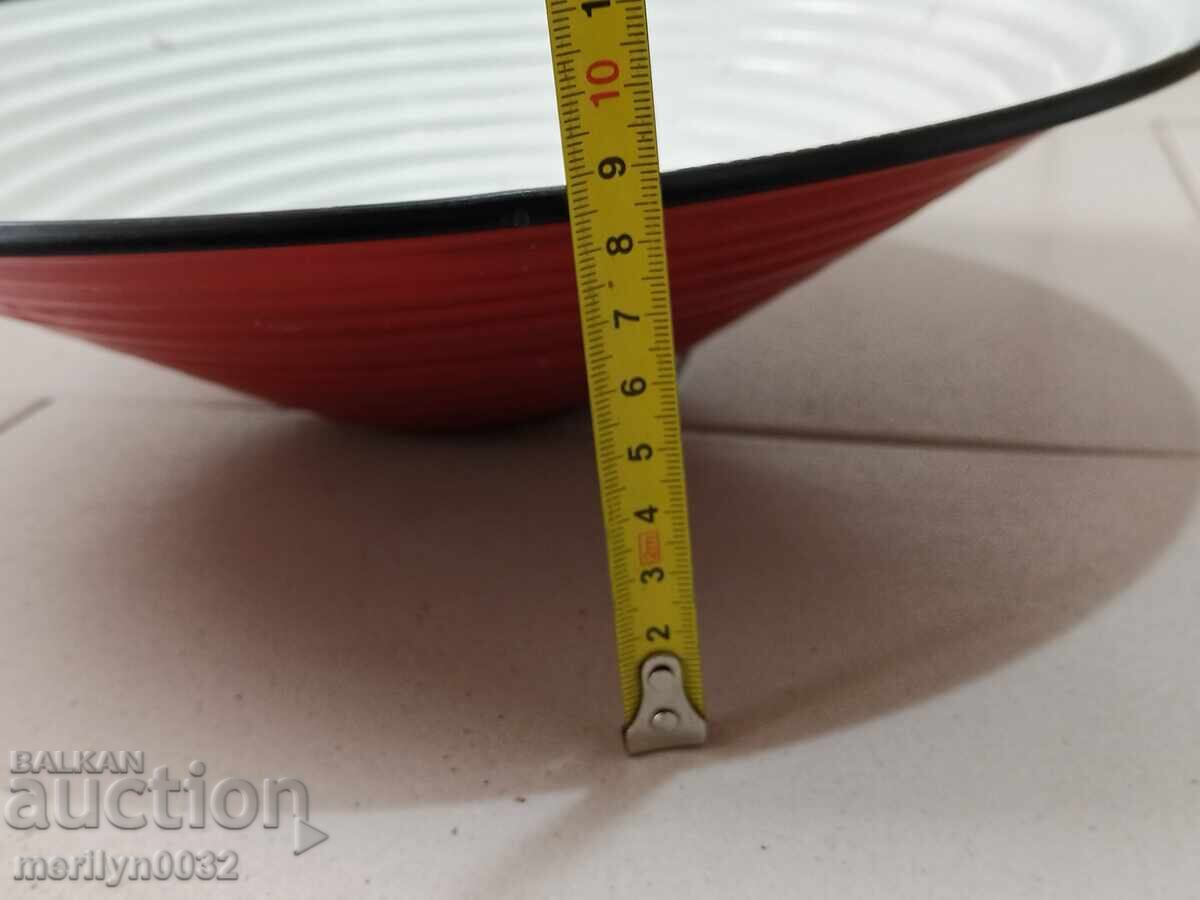 Double-sided enameled reflector lamp reflector enamel 70s - 6 Double-sided enameled reflector lamp reflector enamel 70s - 6