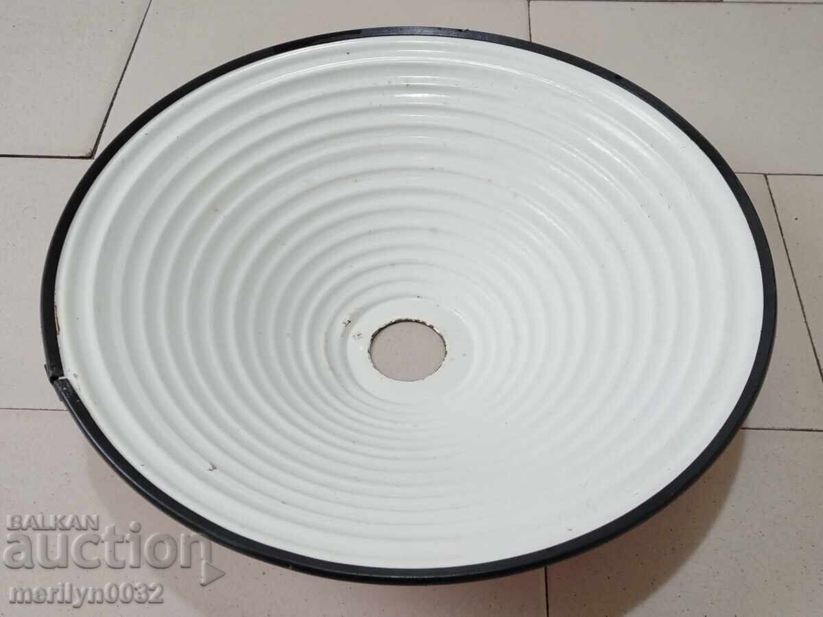 Double-sided enameled reflector lamp reflector enamel 70s - 7 Double-sided enameled reflector lamp reflector enamel 70s - 7