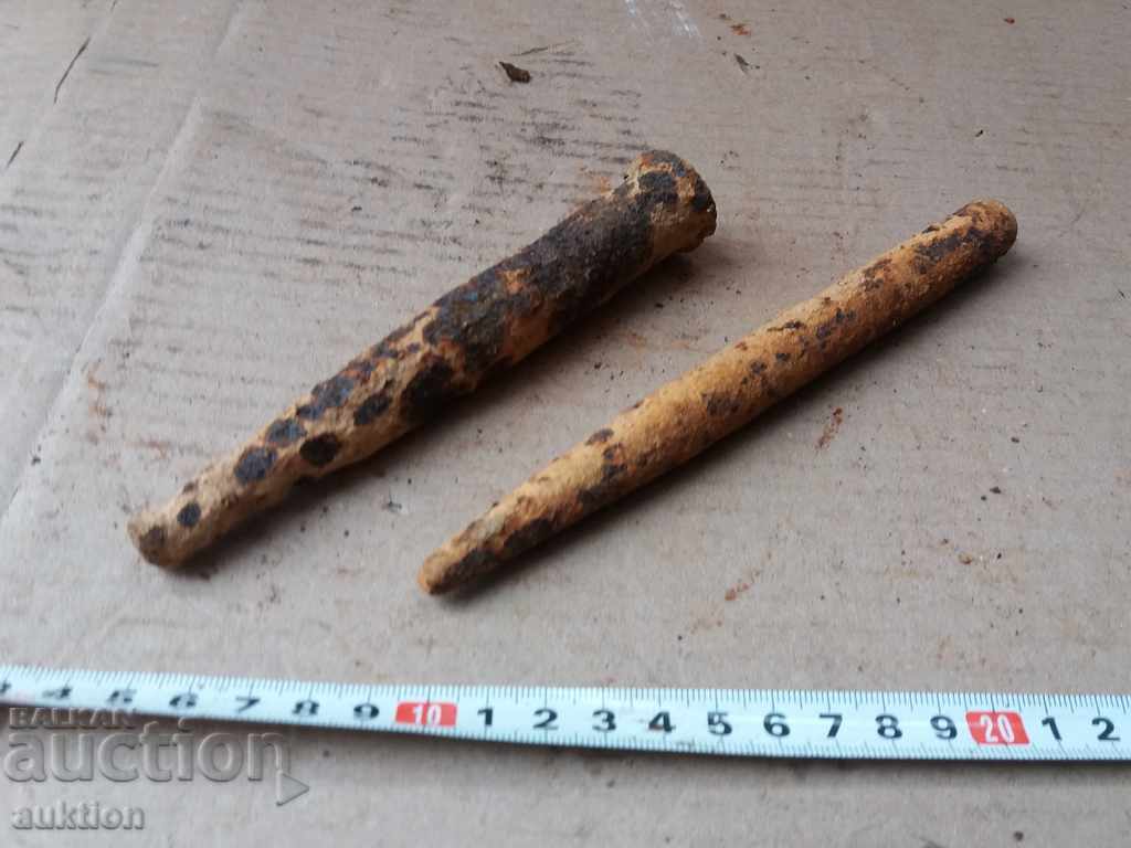 Auction  LOT OF TWO FORGED WEDGES, CUTTER