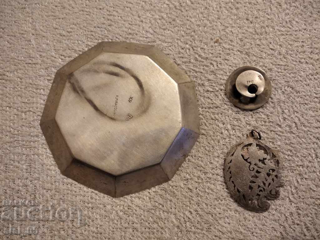 Old silverware niel button, pendant, plate with price 100.00 BGN | € 51.13 Old silverware niel button, pendant, plate with price 100.00 BGN | € 51.13