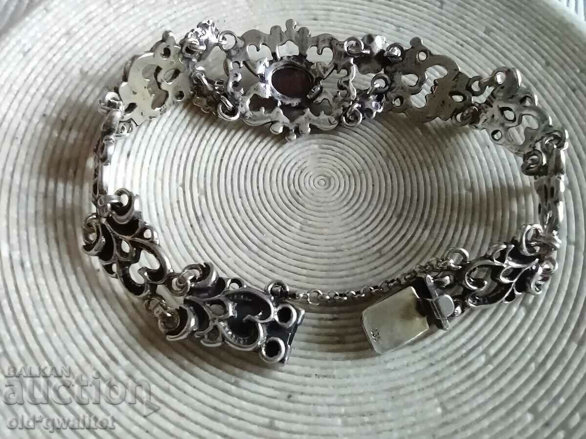 Delivery of Silver BRACELET, necklace ALMANDINE Garnet, and silver 835 Delivery of Silver BRACELET, necklace ALMANDINE Garnet, and silver 835