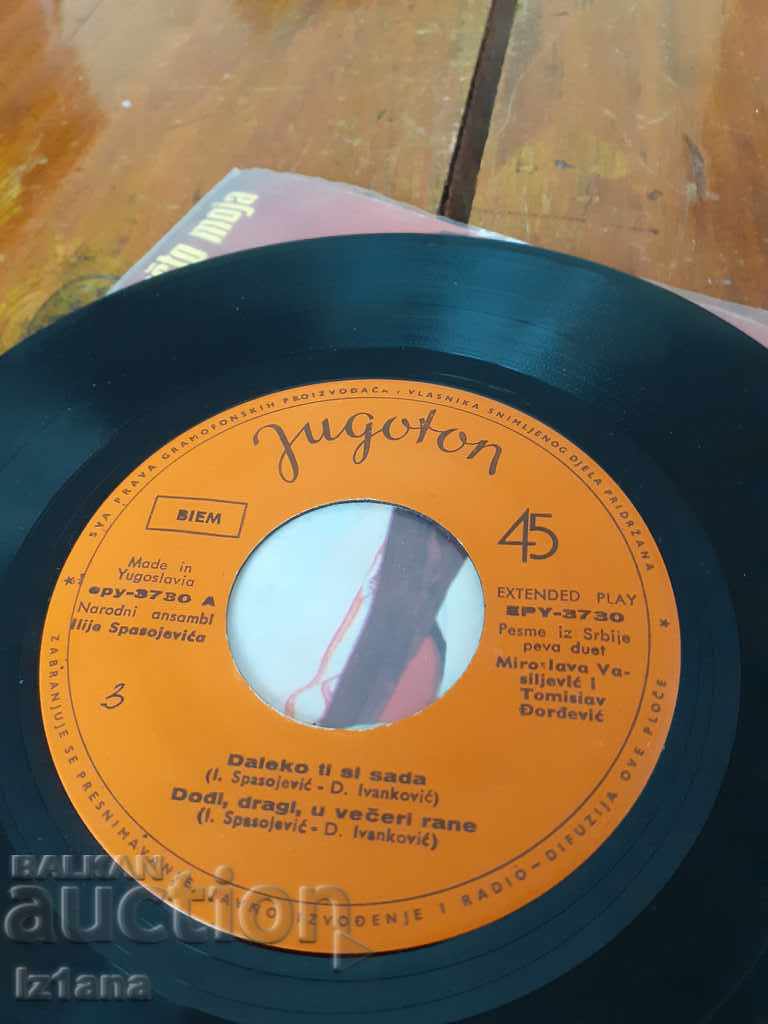 Gramophone record Duet Vasiljevic Dordrvic - 6 Gramophone record Duet Vasiljevic Dordrvic - 6