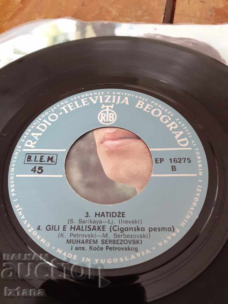 Delivery of Muharem Serbezovski gramophone record Delivery of Muharem Serbezovski gramophone record