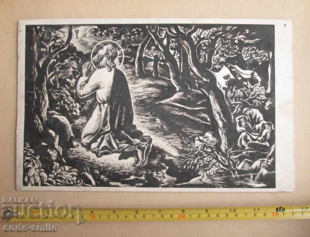 Masterful old religious painting painting unsigned - 7 Masterful old religious painting painting unsigned - 7