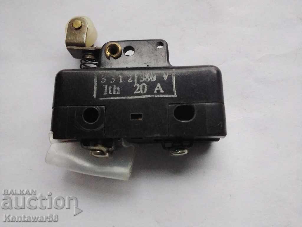 Bakelite roller switch - new.