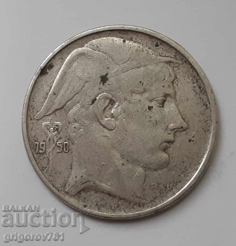 20 franci argint Belgia 1950 - monedă de argint cu preț € 10.23 | 20.01 BGN 20 franci argint Belgia 1950 - monedă de argint cu preț € 10.23 | 20.01 BGN