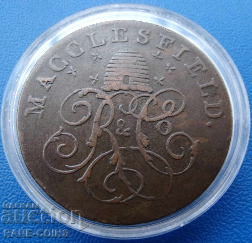 Anglia ½ Penny 1789 Original foarte rar cu preț € 33.23 | 64.99 BGN