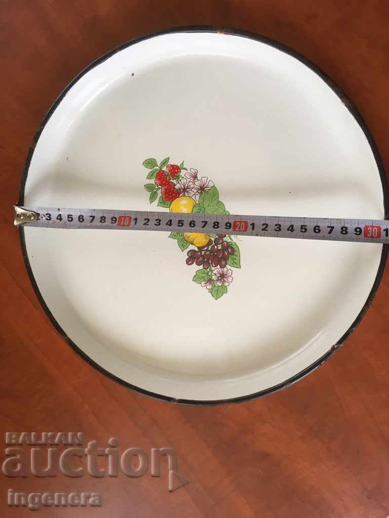 TRAY DISH ENAMELED with price 13.00 BGN | € 6.65 TRAY DISH ENAMELED with price 13.00 BGN | € 6.65